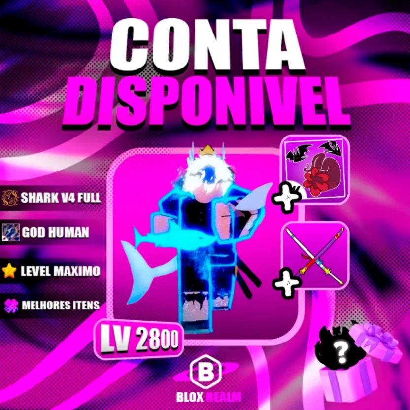 『 🦈 』 SHARK FULL V4 + SANGUINE ART + CDK +💪 GODHUMAN + LEVEL MÁXIMO