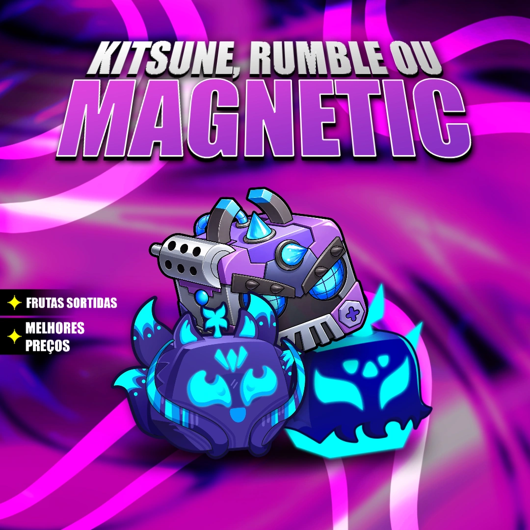 🦊⚡🧲 KITSUNE RUMBLE OU MAGNETIC NO INVENTÁRIO [🔥 Popular 🔥]