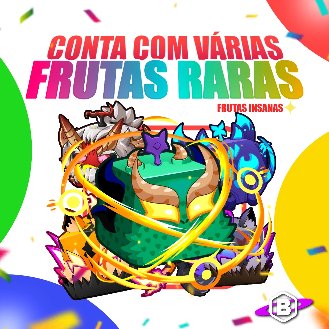 Baú Da Diversão Com Varias Frutas Raras No inventario