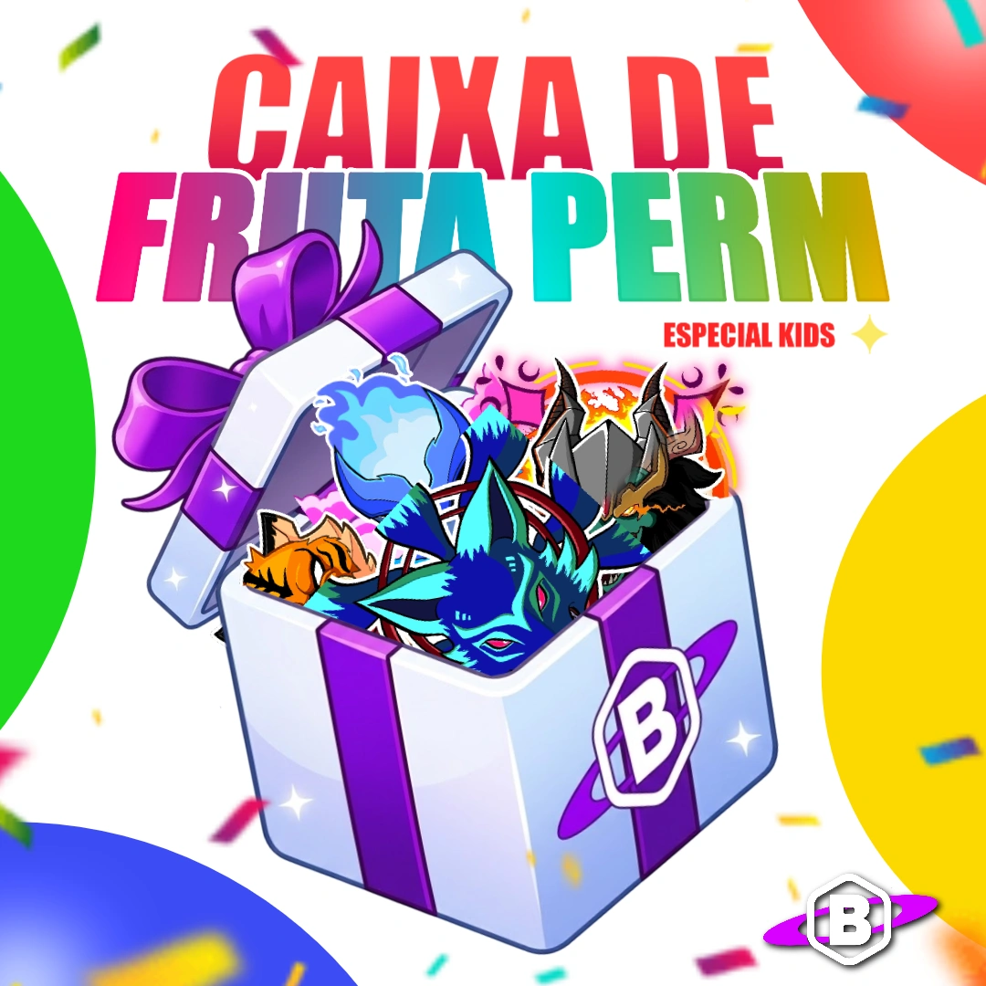 CAIXA DE FRUTAS PERMANENTES ESPECIAL KIDS