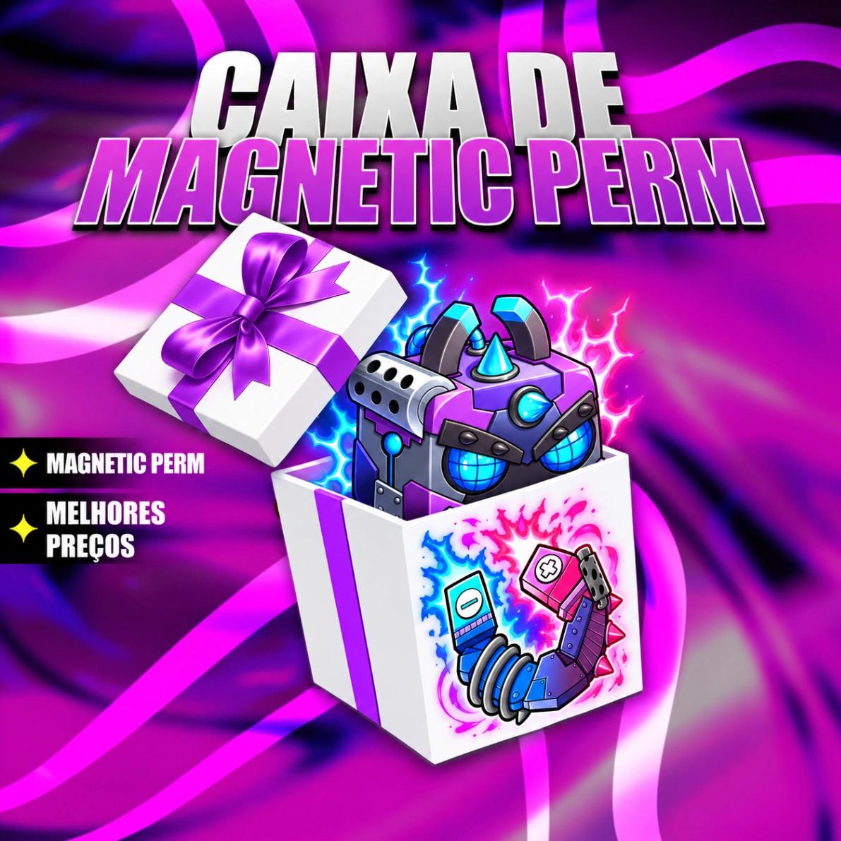 CAIXA DE MAGNETIC PERMANENTE