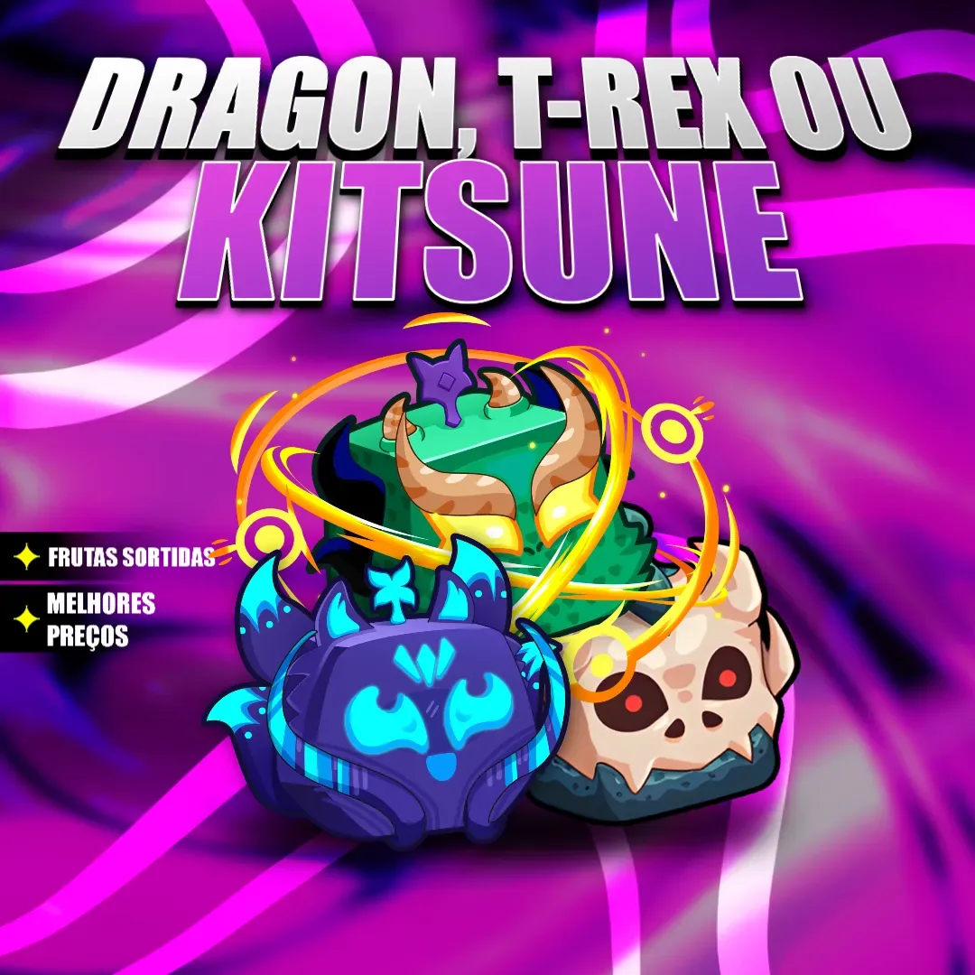 🦊🐲🦖  DRAGON T-REX OU KITSUNE NO INVENTÁRIO [🔥 Popular 🔥]