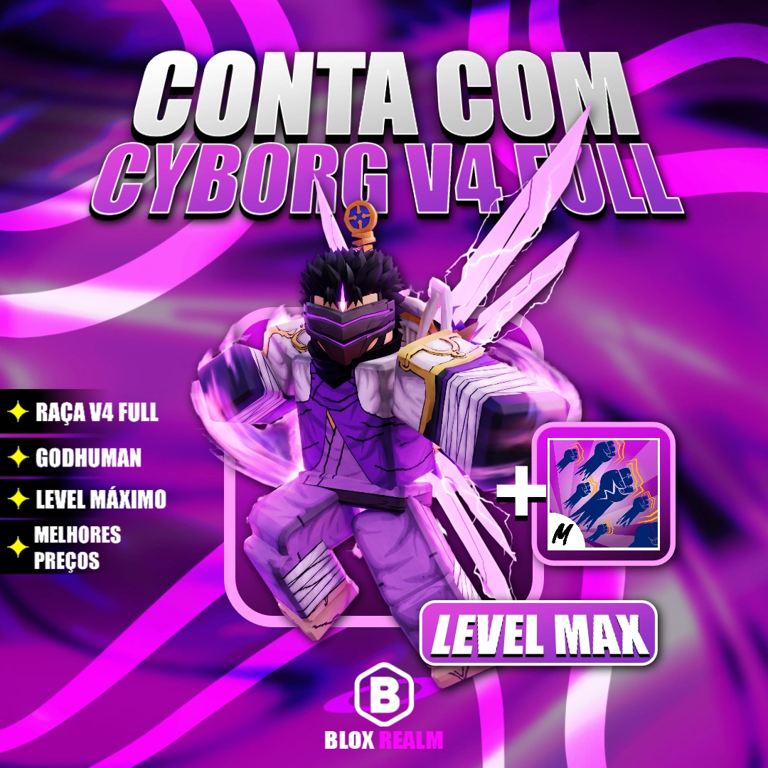 『🤖』 CYBORG FULL V4 + 💪 GODHUMAN + LEVEL MÁXIMO