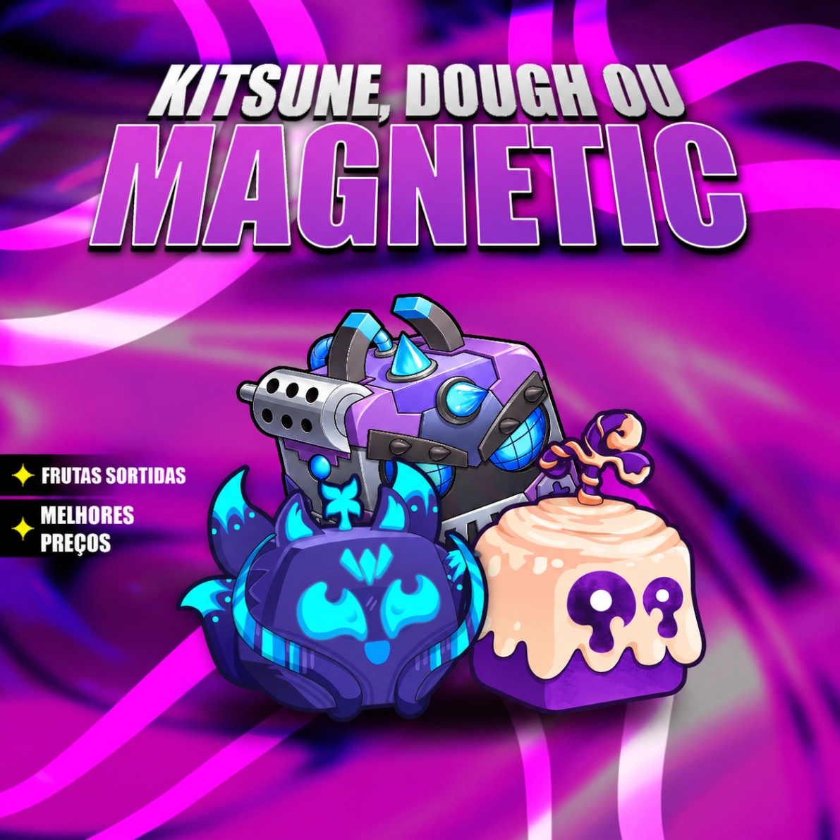 🦊🍩🧲 KITSUNE DOUGH OU MAGNETIC NO INVENTÁRIO [🔥 Popular 🔥]