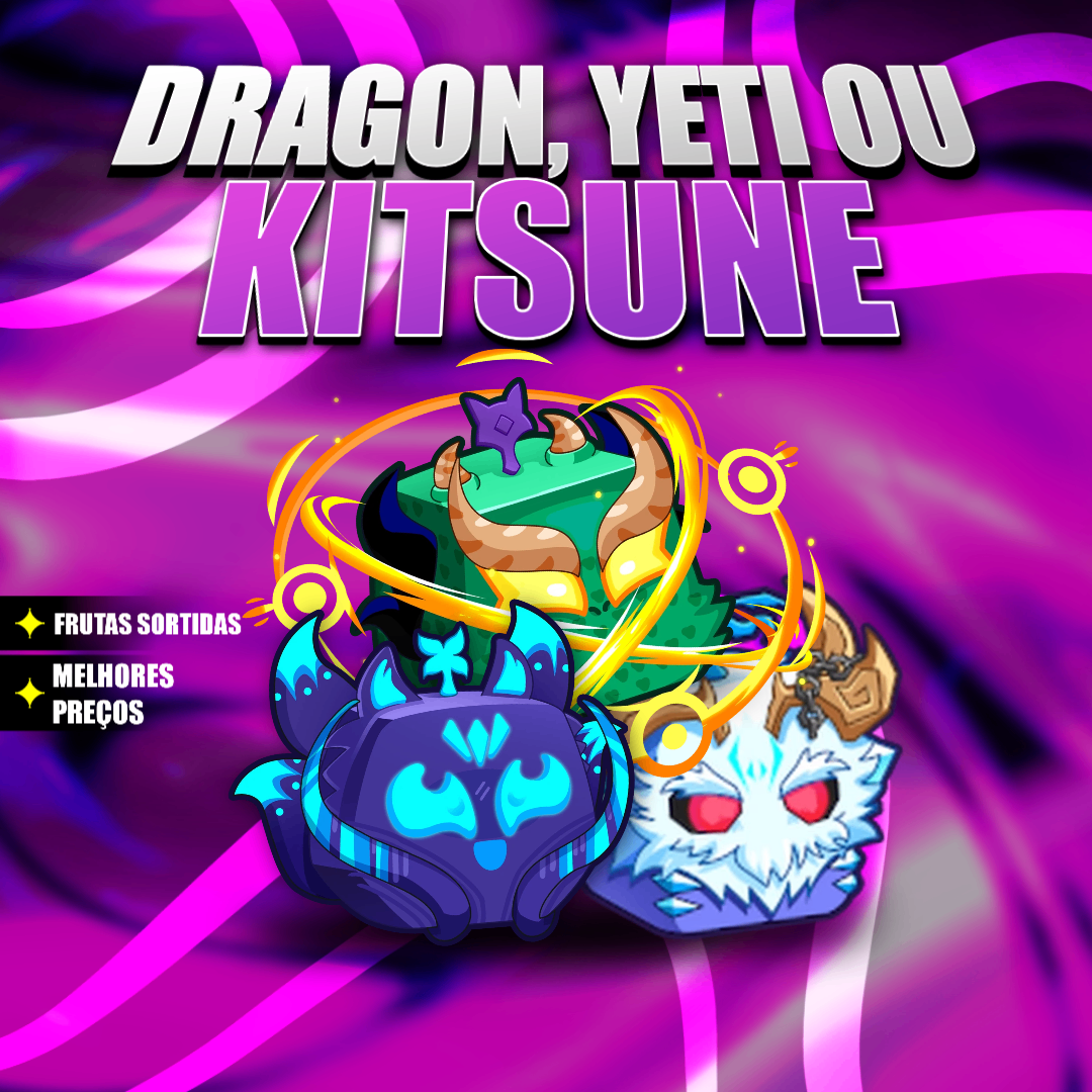 🦊❄️🐲  DRAGON YETI OU KITSUNE NO INVENTÁRIO [🔥 Popular 🔥]