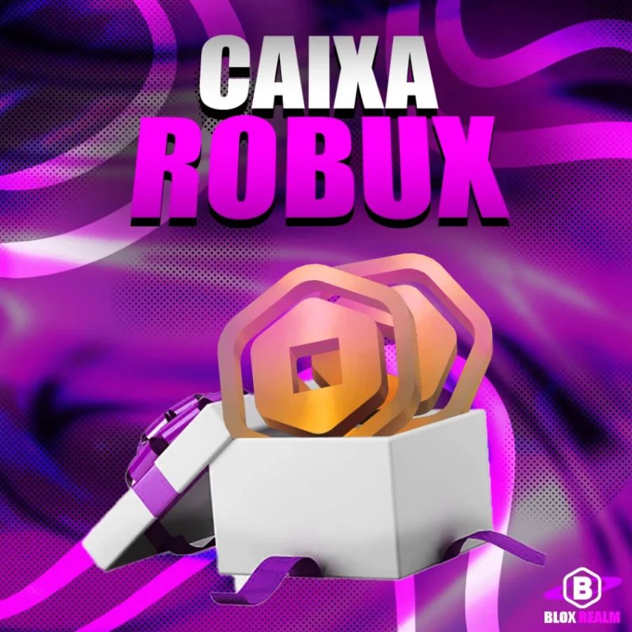 💎 CAIXA ROBUX (SORTE🍀) até 100.000 Robux! 🔥