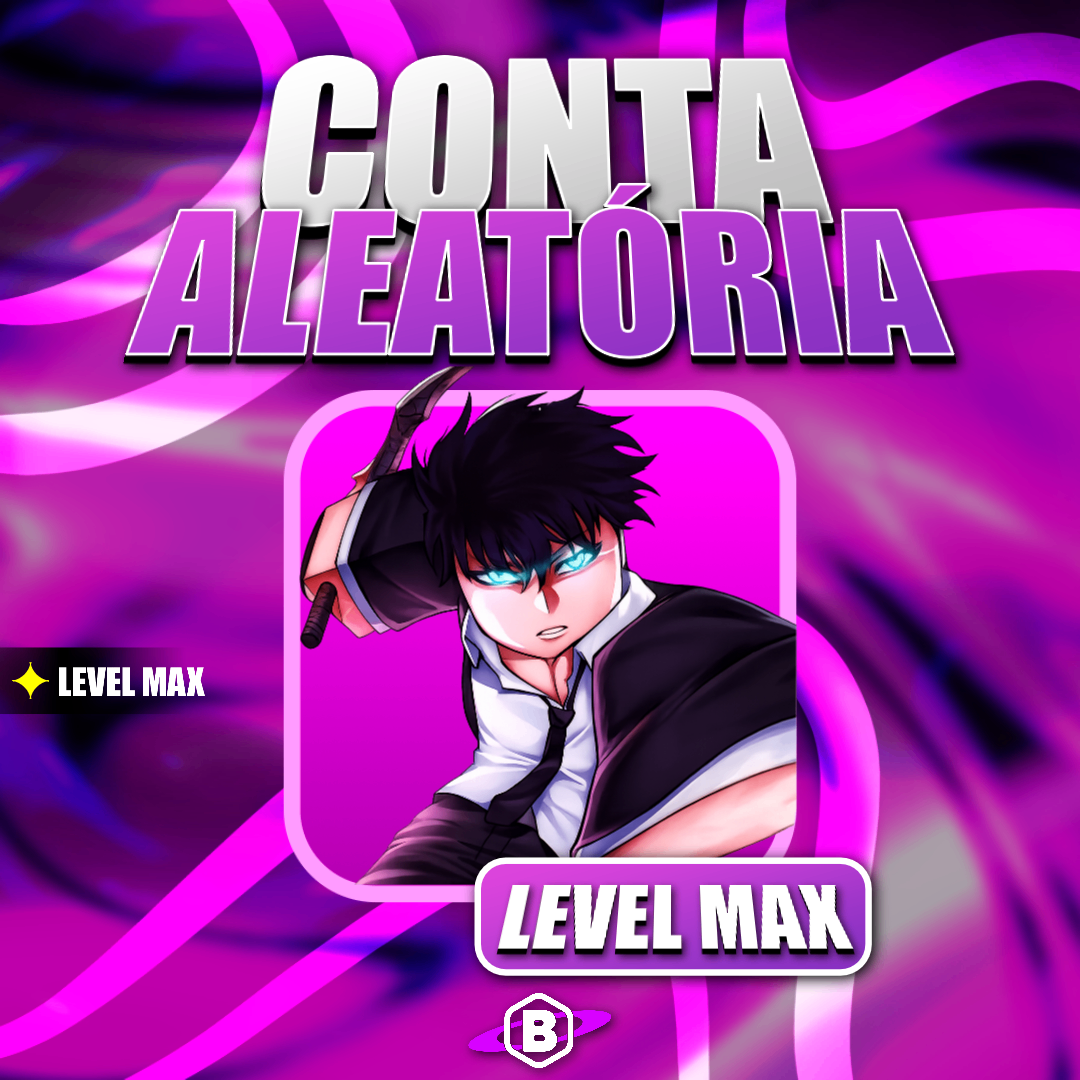 Conta Aleatória + Level Maximo + Raça Aleatória + Atributos